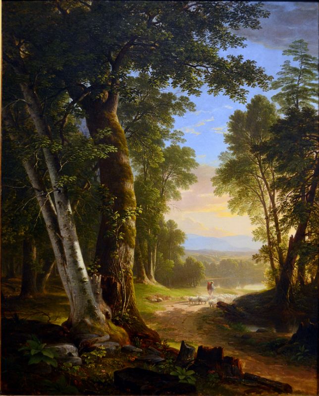 759 The Beeches - Asher Brown Durand 1845 - American Wing New York Metropolitan Museum of Art